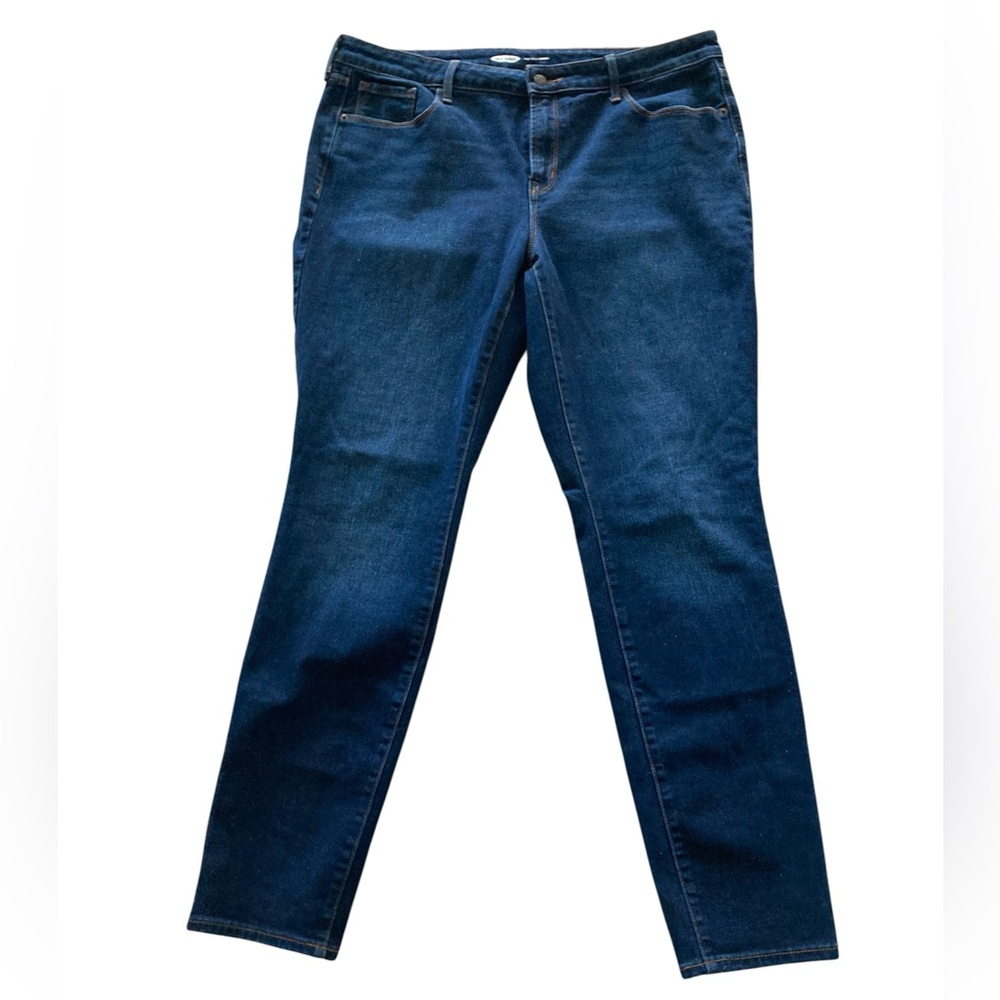 Old Navy Pop Icon Skinny Dark Blue Skinny Jeans, 16T